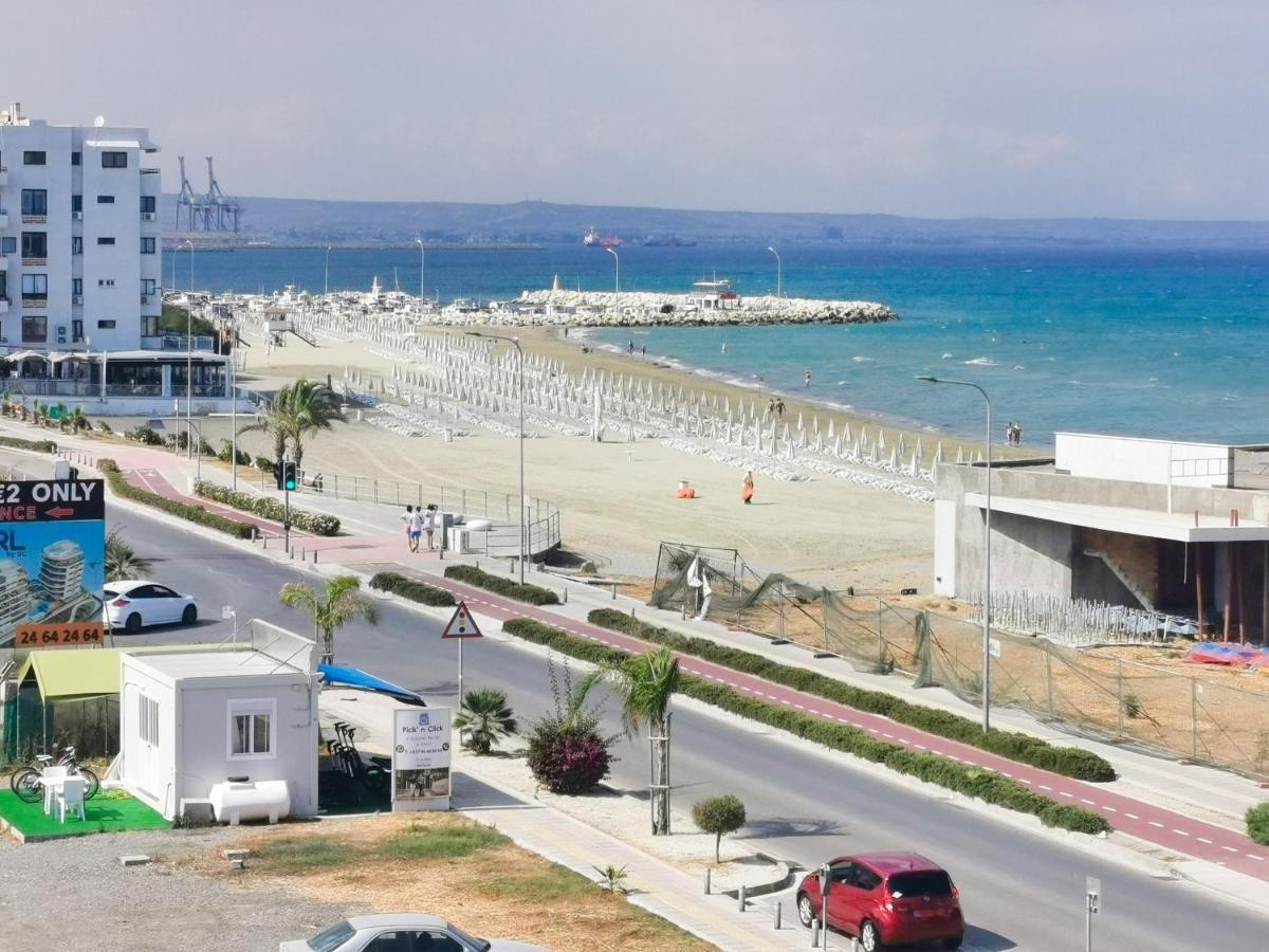 Sea-Esta Seaview Apartment, 200 Meters To The Beach Lárnaka Kültér fotó